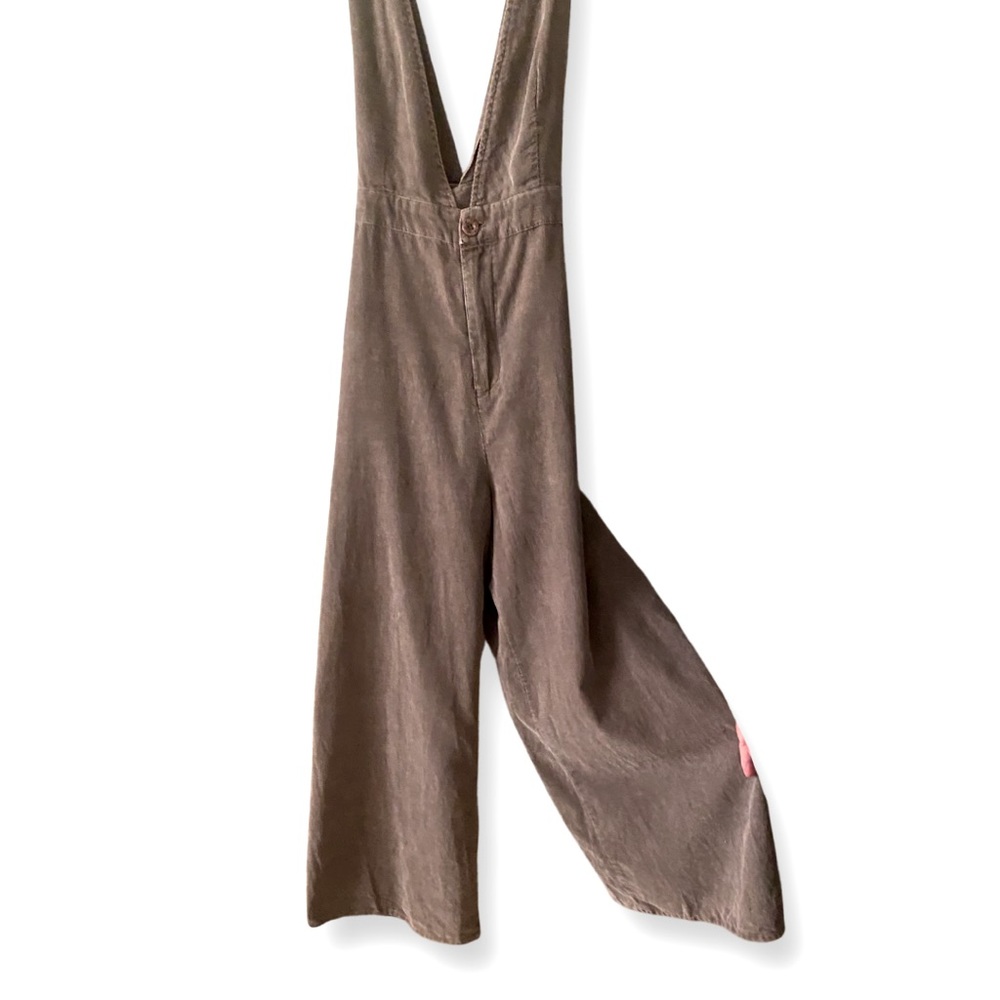 Sadie & Sage grey corduroy overalls